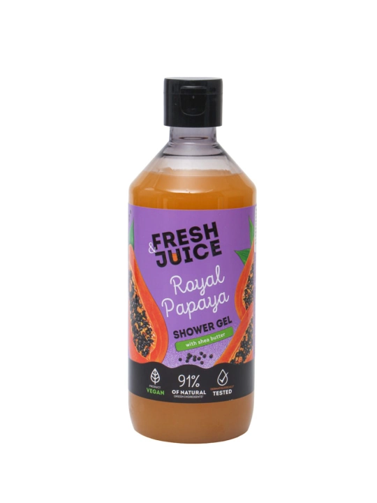 Dush va tana uchun gel Fresh Juice, namlantiruvchi, xushbo‘y, 4 xil, 473 ml