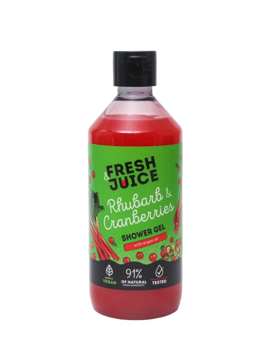 Гель для душа и тела Fresh Juice, увлажняющий, ароматный, 4 вида, 473 мл