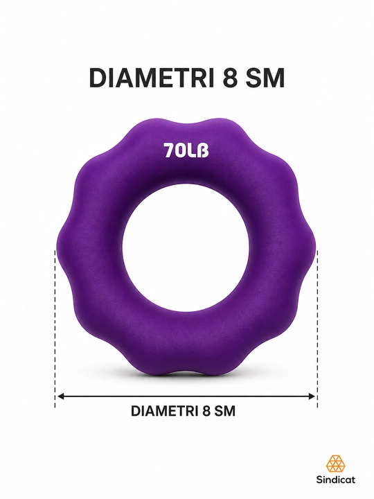 Silikon qo‘l espanderi, bosqichli yuklama, 10 dan 40 kg gacha