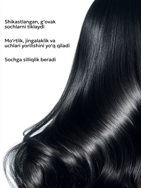 Keratinli soch niqobi SEMILY, maska soch ucun keratin 300 ml