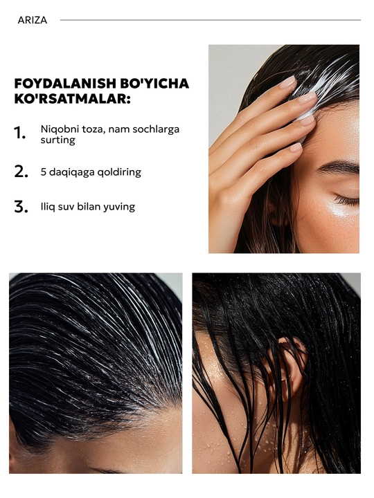 Keratinli soch niqobi SEMILY, maska soch ucun keratin 300 ml