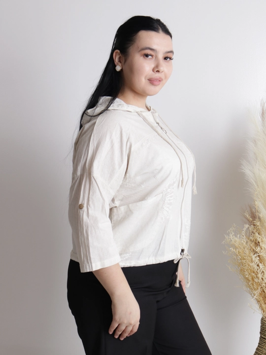Ayollar uchun oddiy rubashka, klassik bichim, tugmali, uzun yengli kundalik kiyim