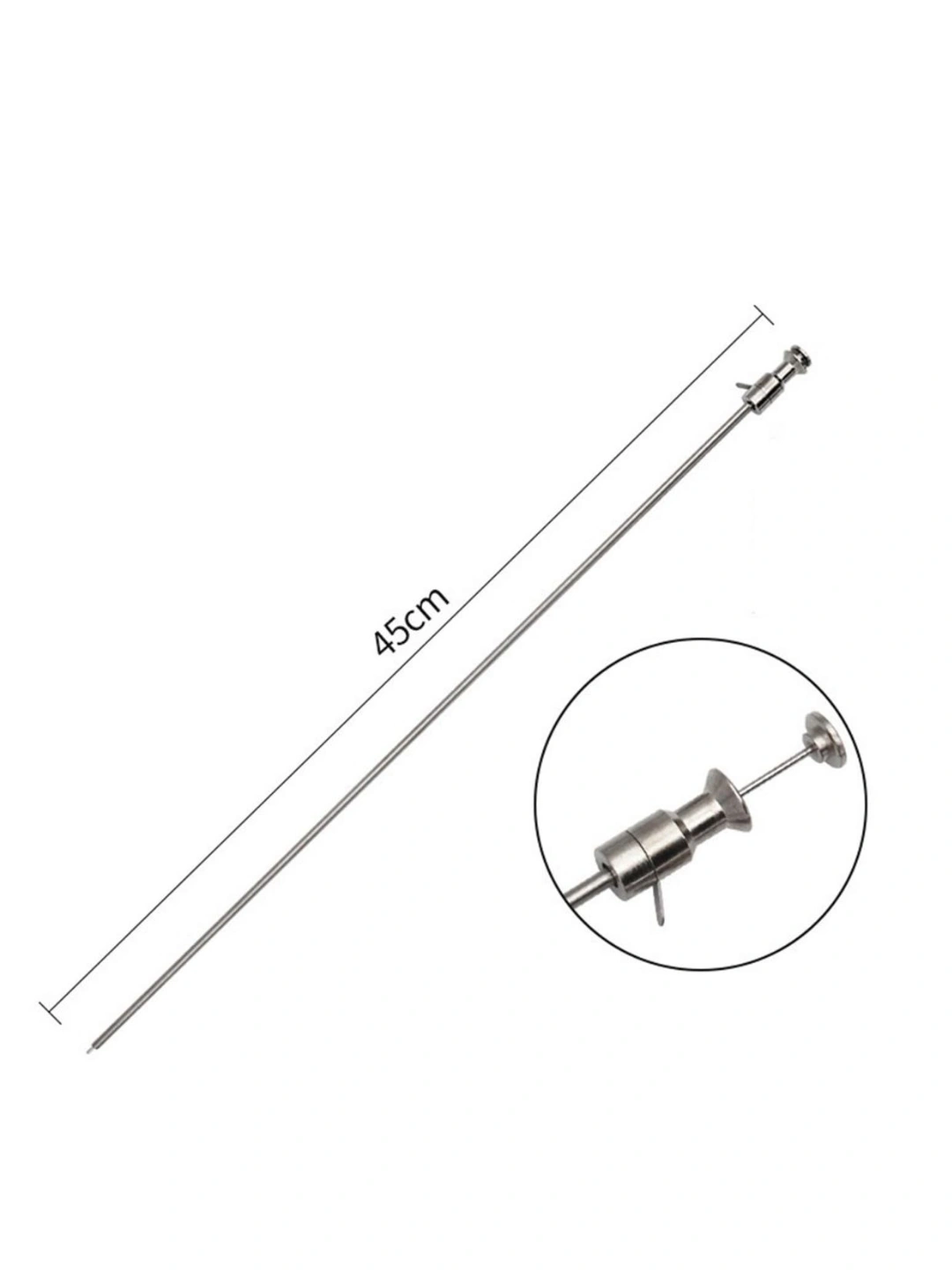 Qoramol uchun, 45 sm (0.45m) metall sperma ekstraktori