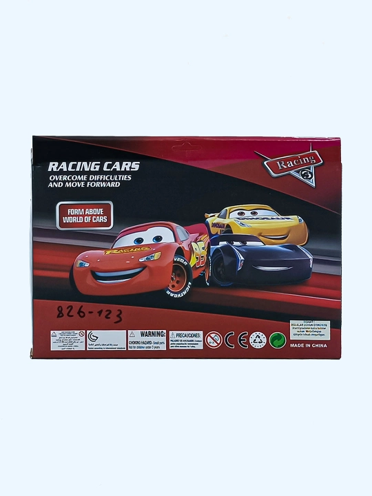 "Racing Cars" poyga mashinalari to'plami (9 dona) Yashin Makvin bilan