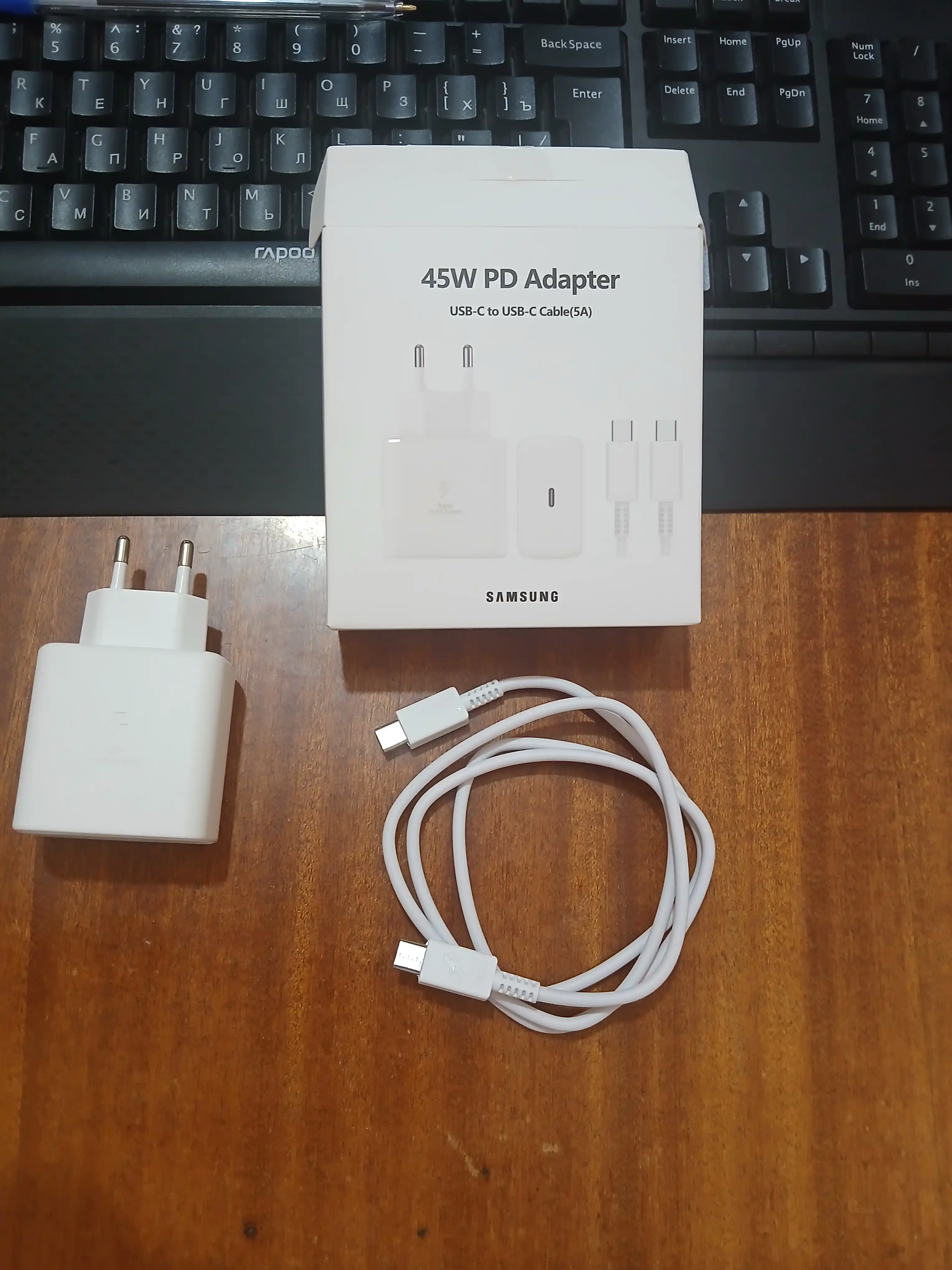 45W va 25W Quvvatlagichi, tezkor quvvatlagich, kabel bilan, Type-C 5A