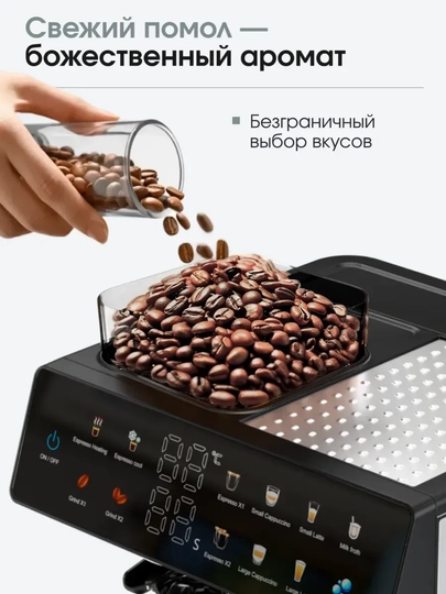 Кофемашина 1500 W профессиональная Duvel 011 с компенсатором и капучинатором