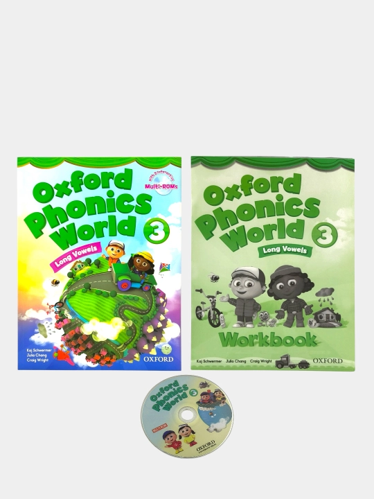 Oxford Phonics World 1–2–3 (Student Book + Workbook + Multi-ROM)  Kaj Schwermer - 