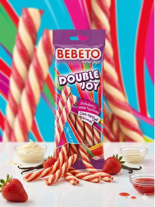 Жевательный мармелад Bebeto (Double Joy и Спагетти), 75 г - 