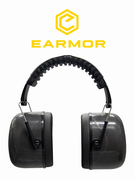 Earmor MaxDefense C7 naushnik — eshitish himoyasi, NRR 32 dB, buklanadigan, gel yostiqcha