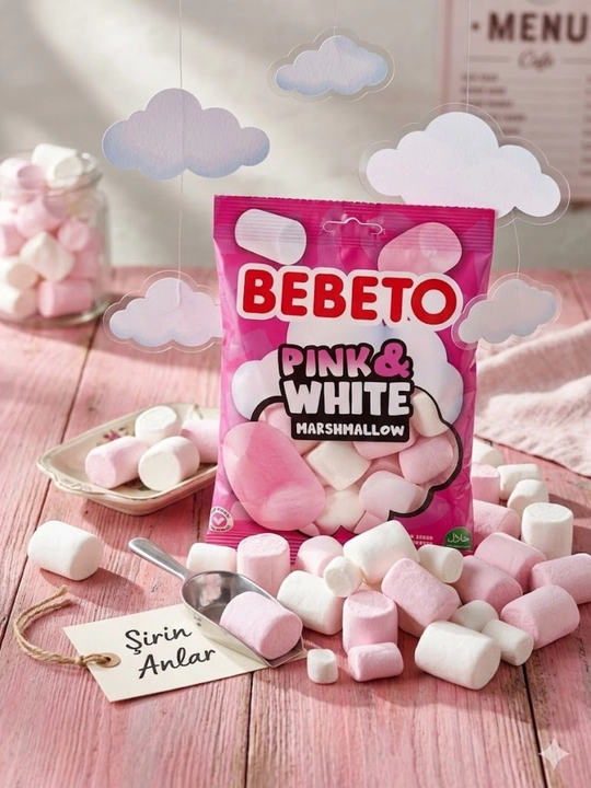 Маршмэллоу Bebeto, в ассортименте, 60 г - 