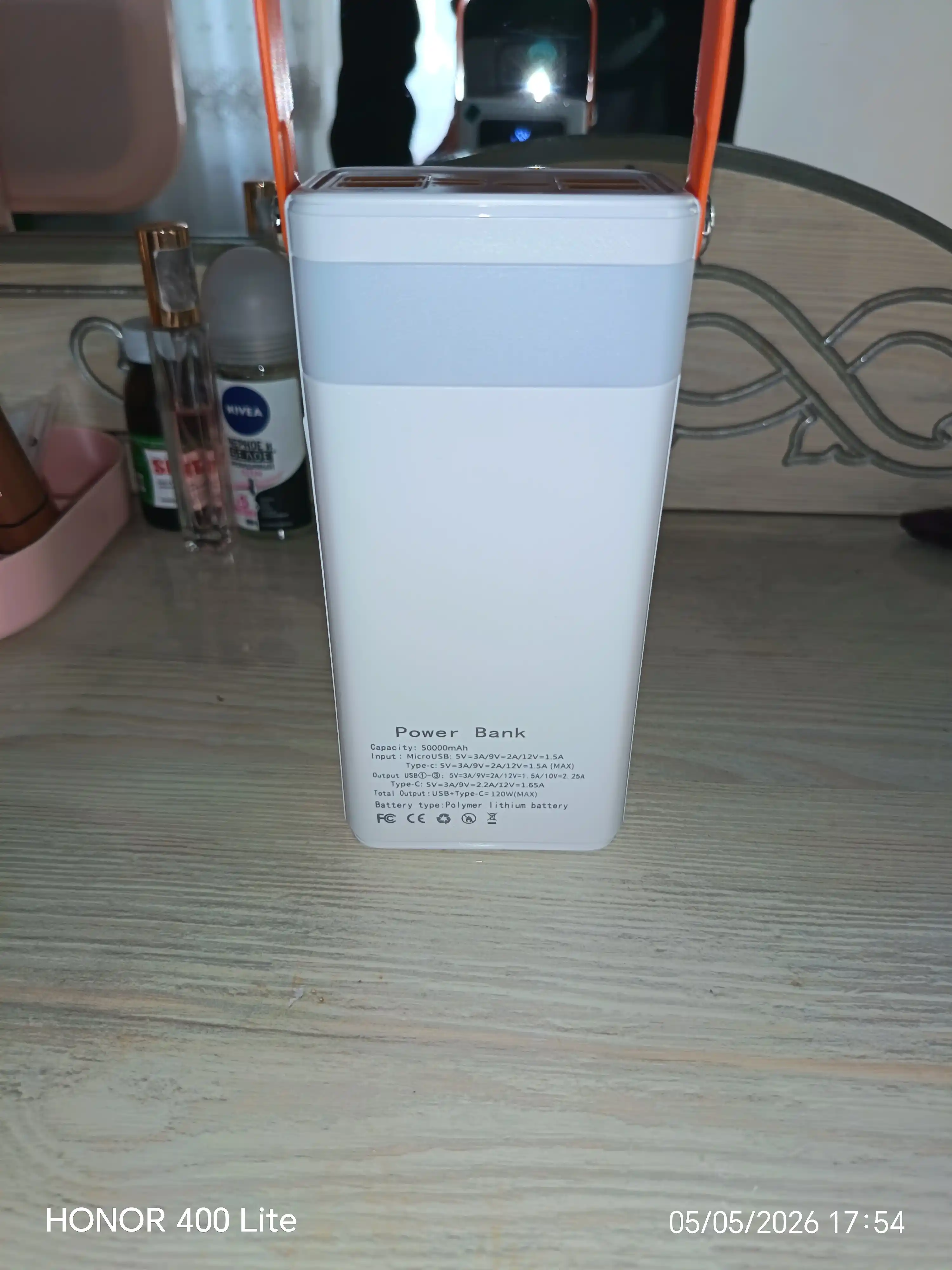 Tez zaryadlanuvchi tashqi akkumulyator, powerbank, 50000, 100000 mA/soat