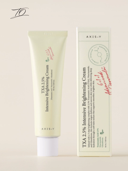 AXIS-Y TXA 2.5% Intensive Brightening Cream — oqartiruvchi yuz kremi TXA bilan