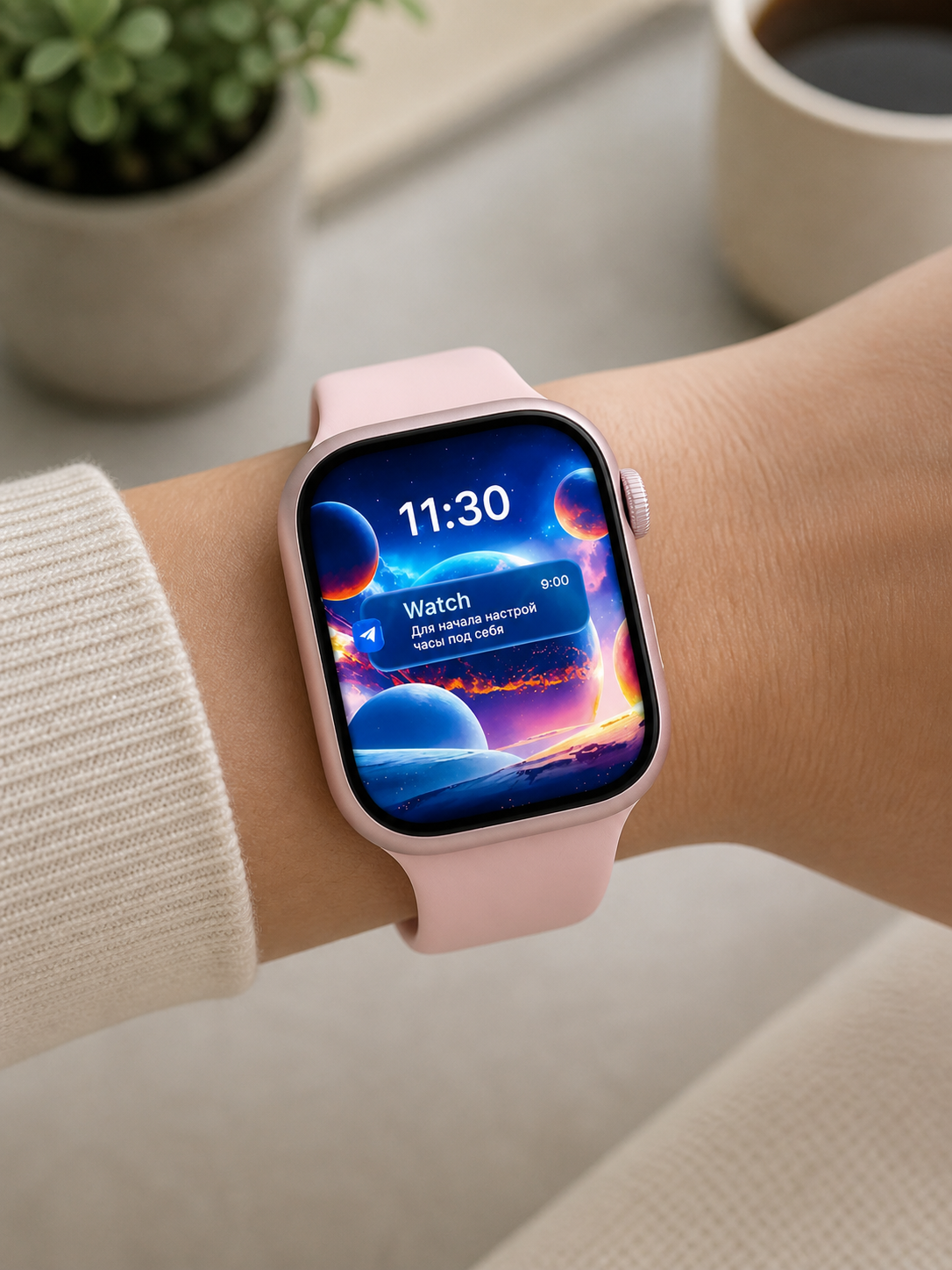 Смарт-часы Smart Watch 8 Big T800 Pro Max, для Android и iPhone, беспроводная зарядка