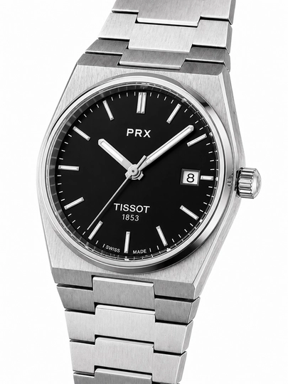Black Dial Classic Watch – Erkaklar uchun qo‘l soati