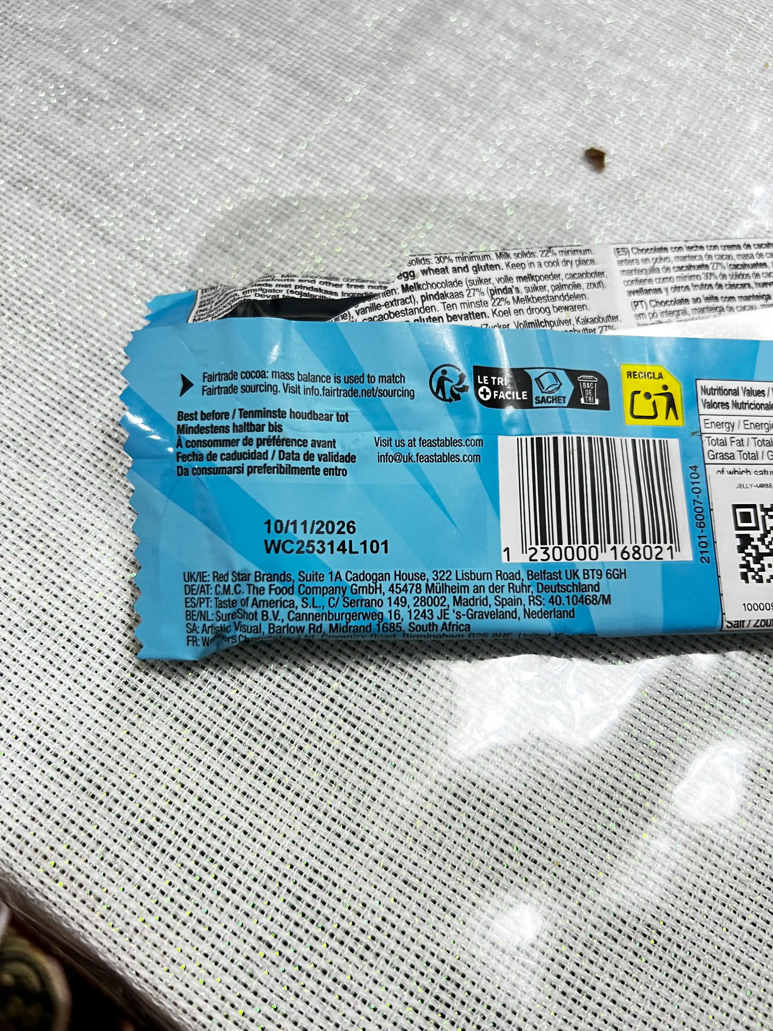 Shokolad Mr. Beast Deez Nuts with Peanut Butter (Yong'oq moyi) 60 g