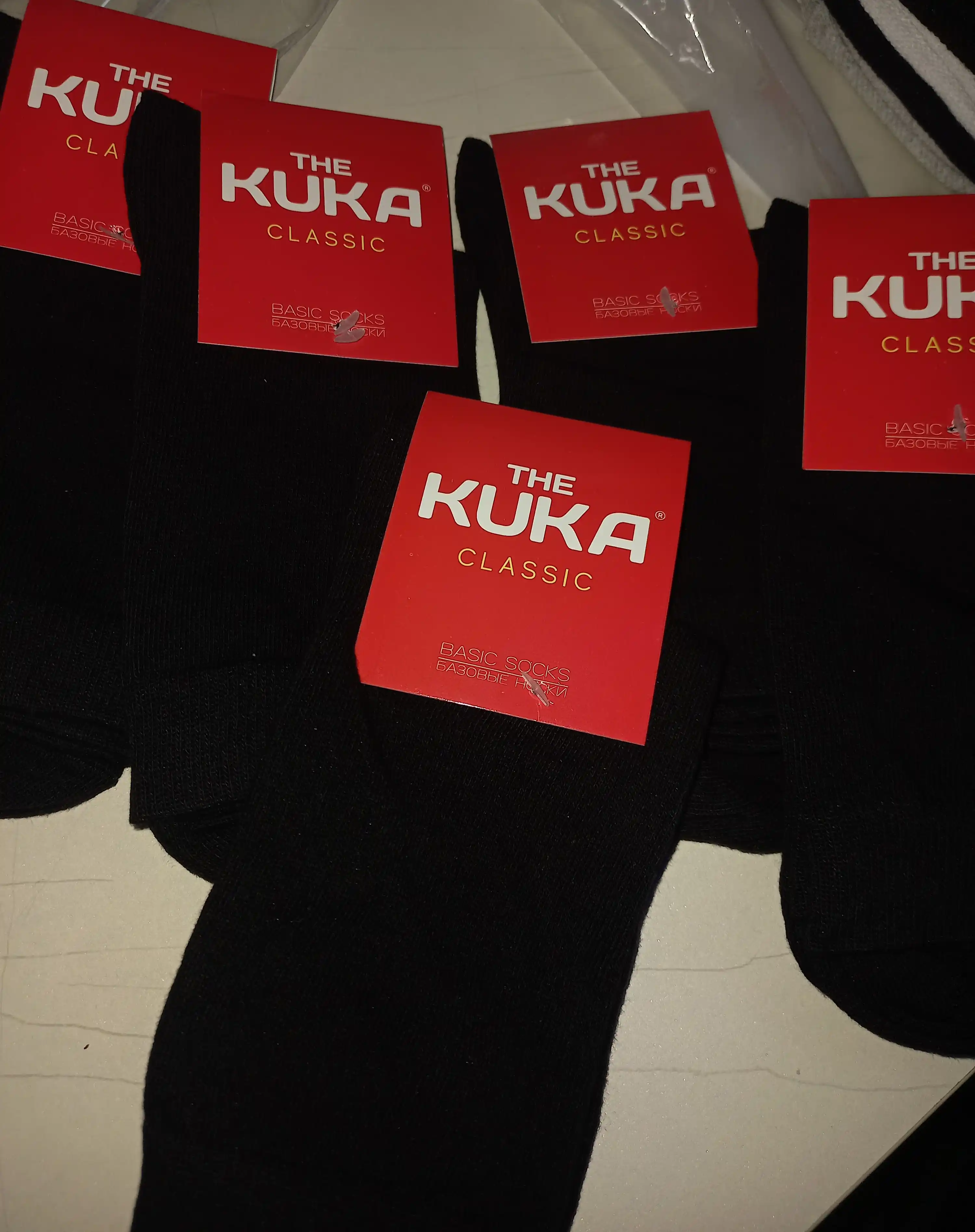 Erkaklar uchun paypoqlar The Kuka Fresh, 5 juft, o‘rtacha uzunlikda paypoqlar to'plami