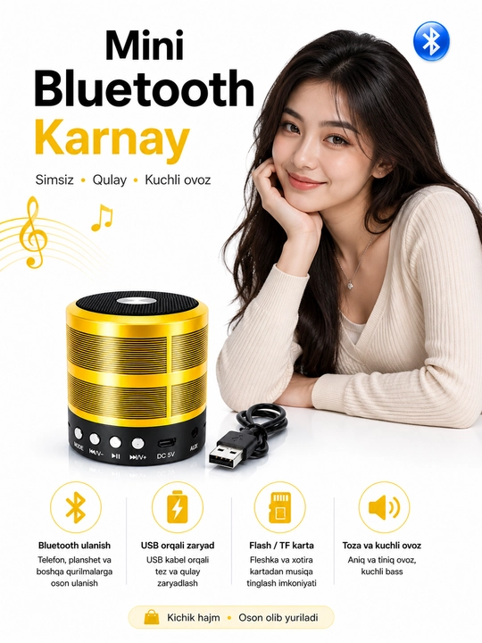 AWS-887 portativ karnay mini-karnay