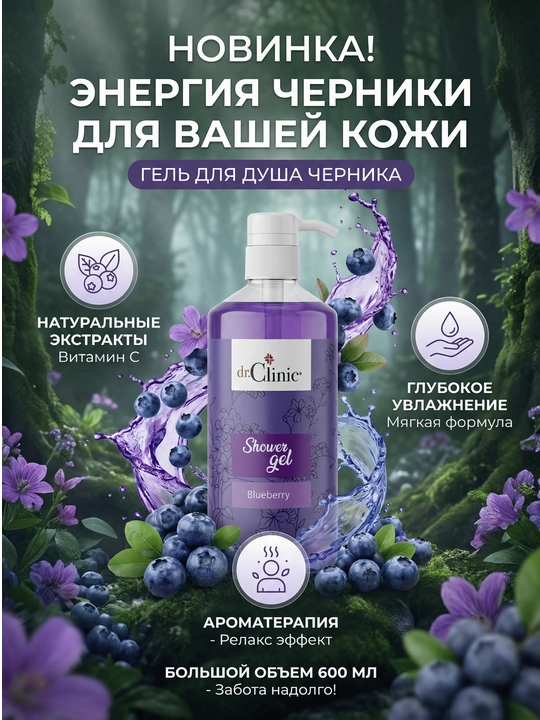 Dr.Clinic Гель для душа 600 мл
