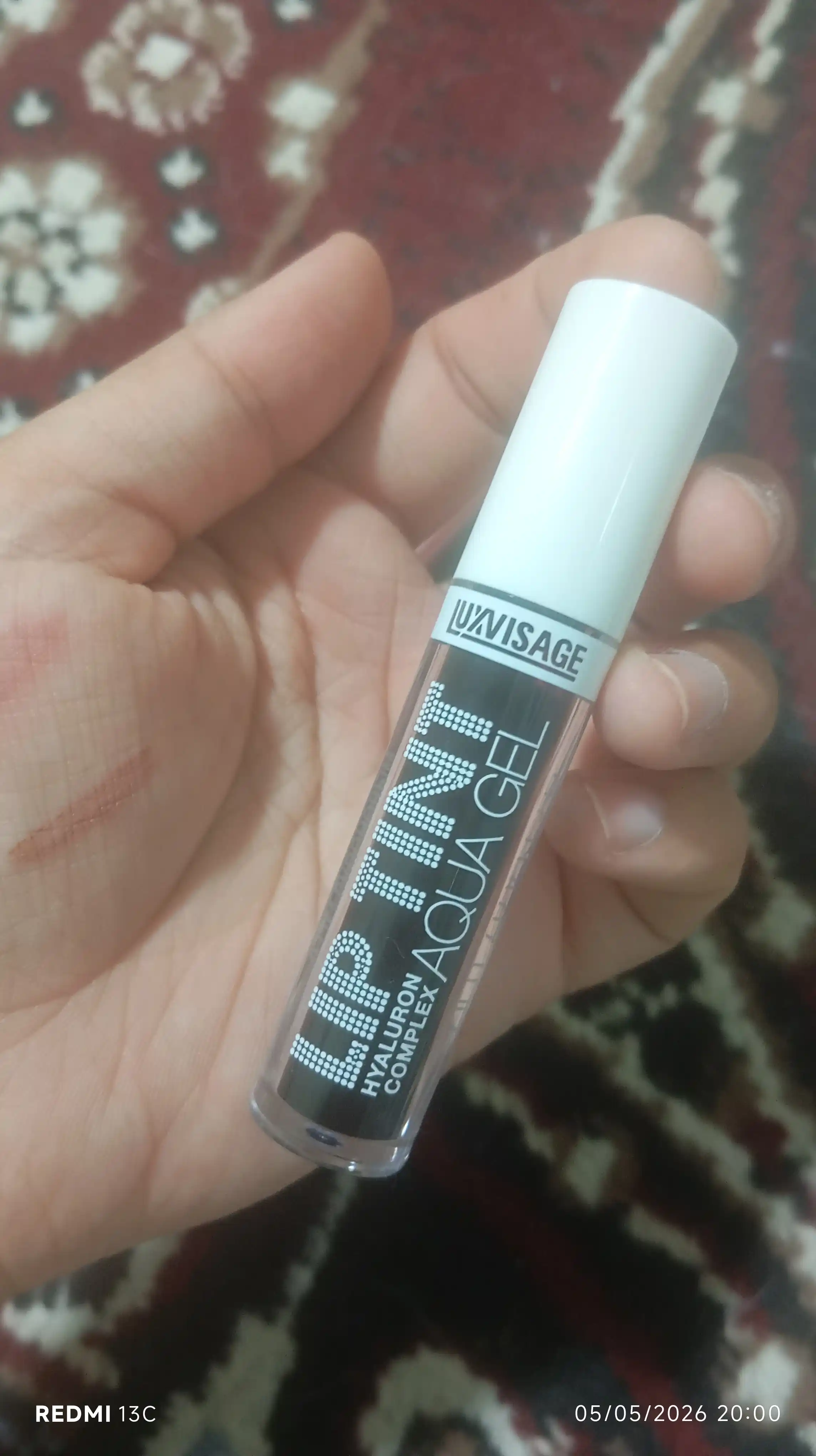 Оттеночный гель тинт для губ с гиалуроновым LUXVISAGE LIP TINT AQUA GEL, тон 8 видов