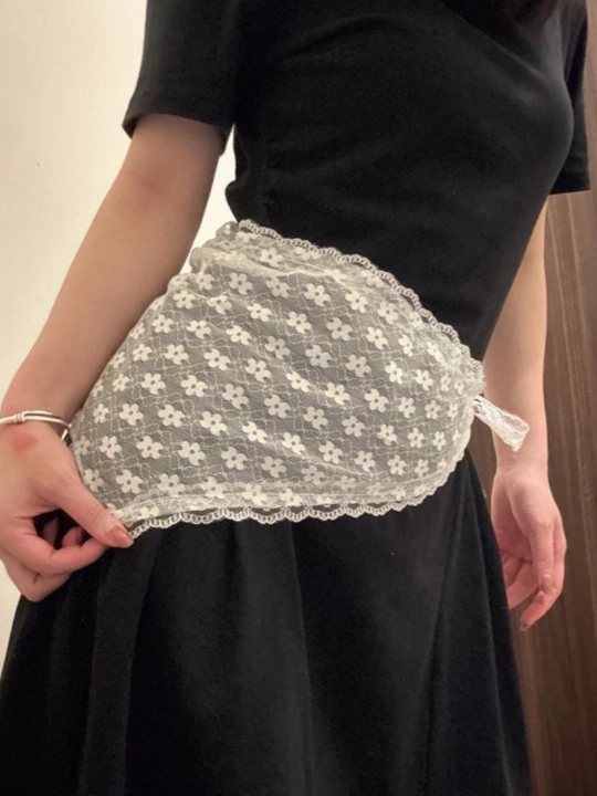 Ayollar va qizlar uchun to'rli bandana, baska