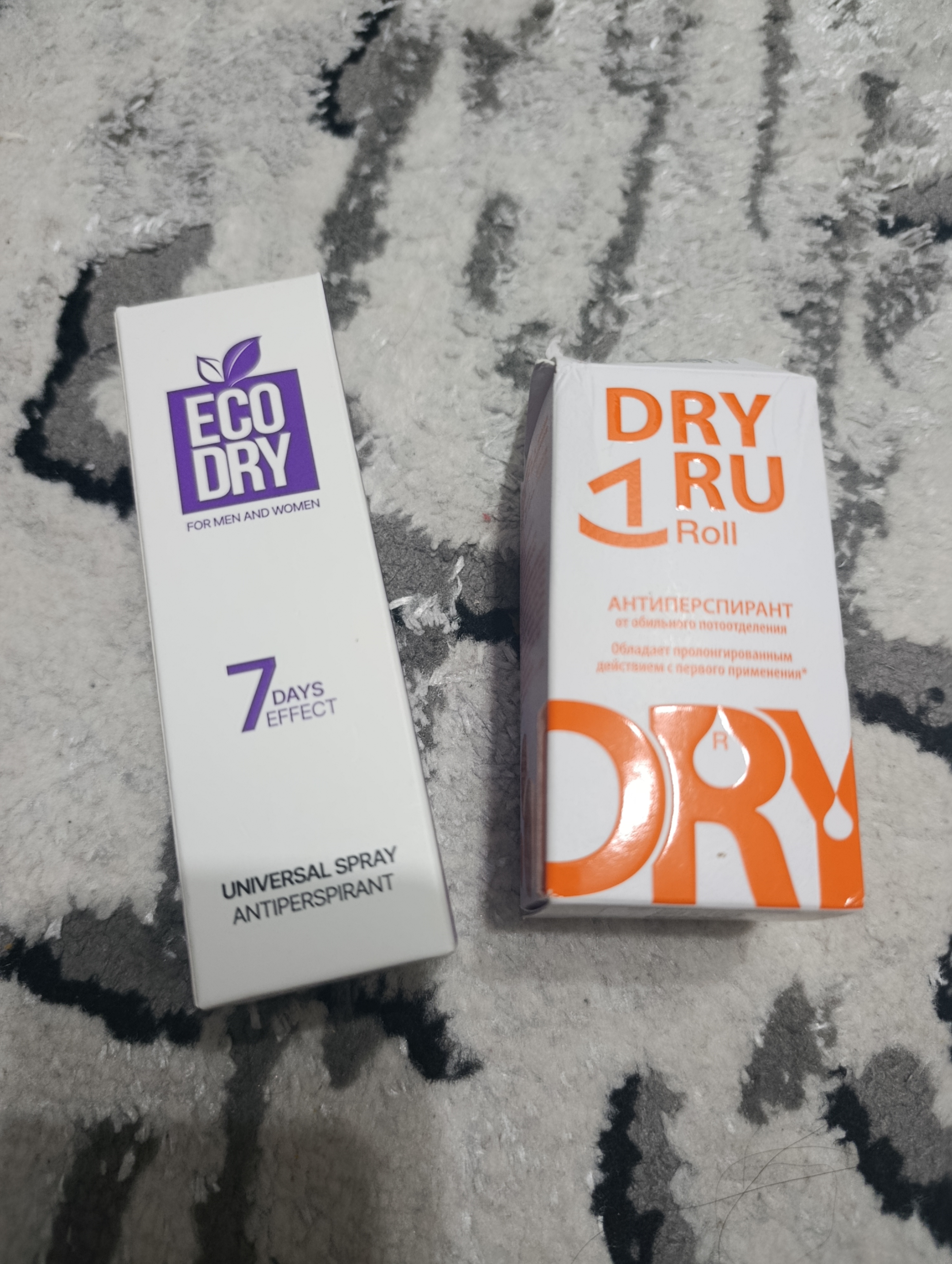 Uzoq muddatli tasirga ega antiperspirant Dry RU Roll, 50 ml
