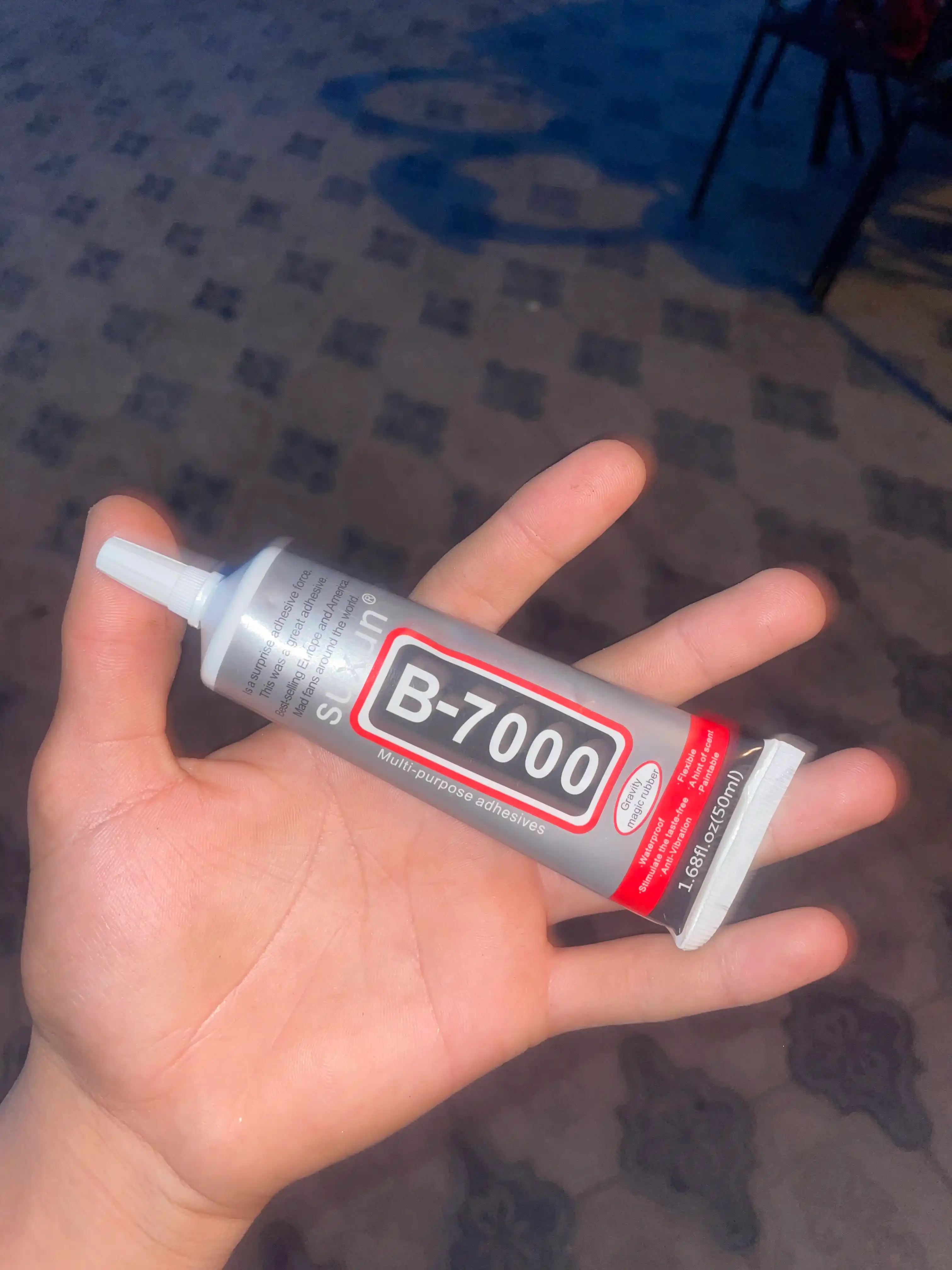 Клей B-7000,  E-8000  прозрачный прочный, универсальный 