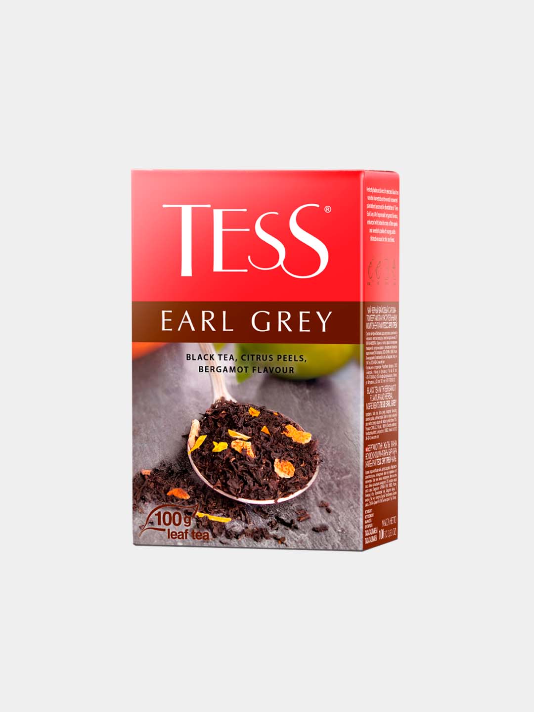 Qora choy Tess Earl Grey, bargli, 100 gr