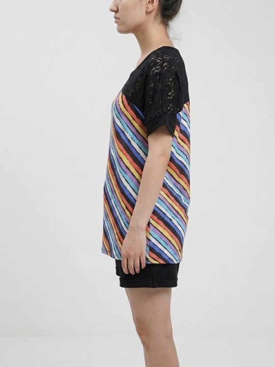 Женская блузка Pattern Thailand с национальным орнаментом, летняя кофта, футболка