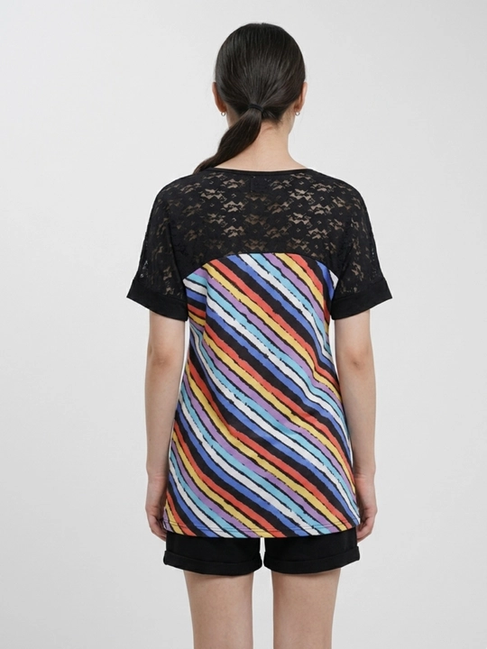 Женская блузка Pattern Thailand с национальным орнаментом, летняя кофта, футболка