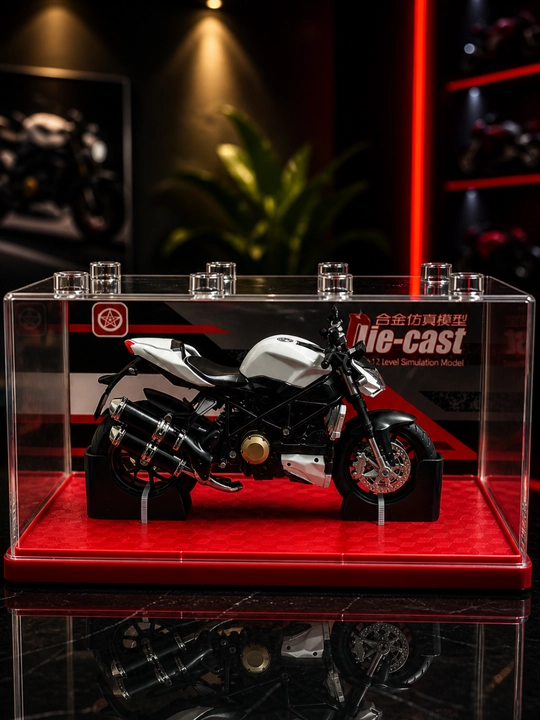 Коллекционный металлический мотоцикл, модель Kawasaki, Suzuki, Ducati, BMW, Honda - 