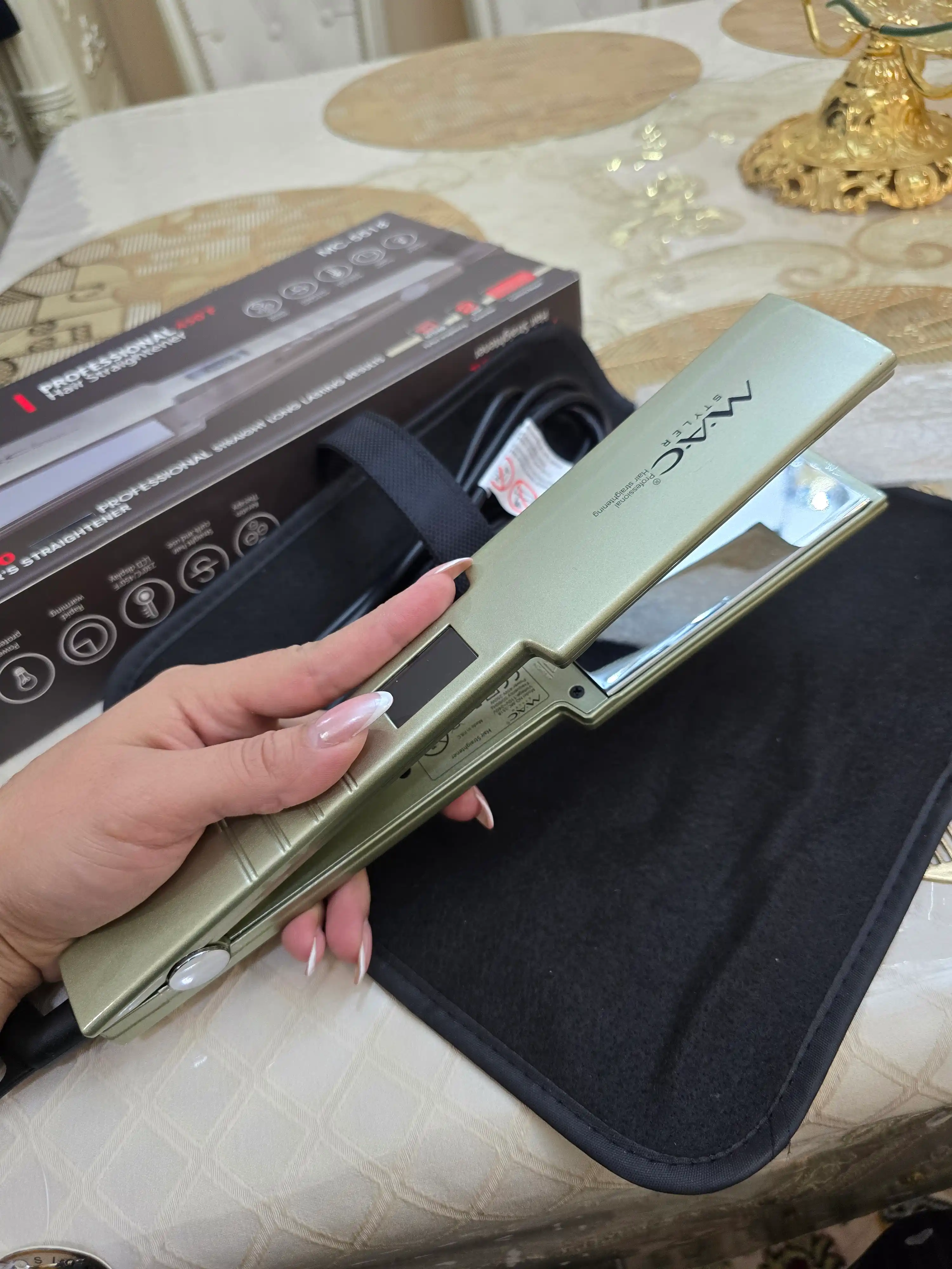 MAC STYLER professional soch uchun dazmol, soch tekislagich