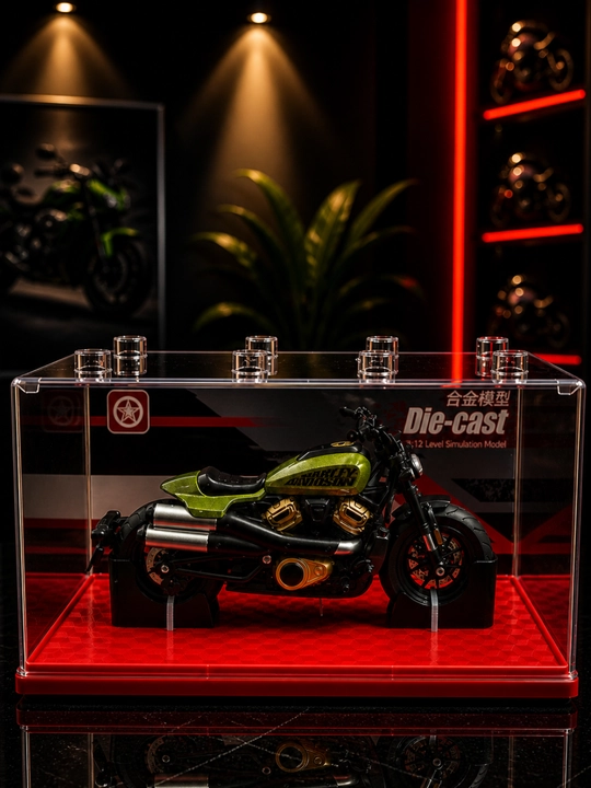 Коллекционный металлический мотоцикл, модель Kawasaki, Suzuki, Ducati, BMW, Honda - 