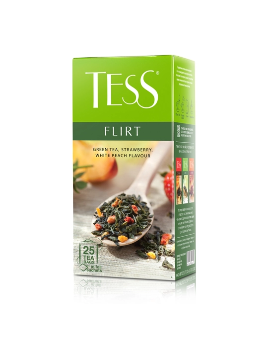 Ko'k choy Tess Flirt green, 1.5 g, 25 dona