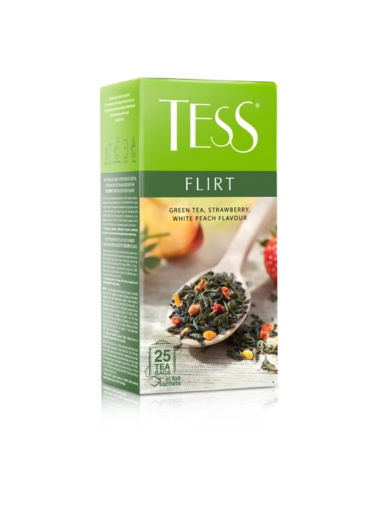 Ko'k choy Tess Flirt green, 1.5 g, 25 dona