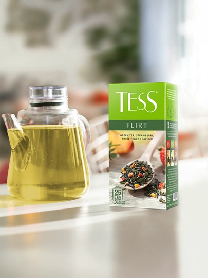 Чай зеленый Tess Flirt green, 1.5 г, 25 шт — NIVEA-GRE0062