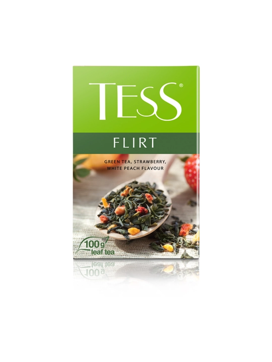 Ko'k bargli choy Tess Flirt, 100 gr
