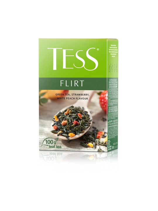 Ko'k bargli choy Tess Flirt, 100 gr