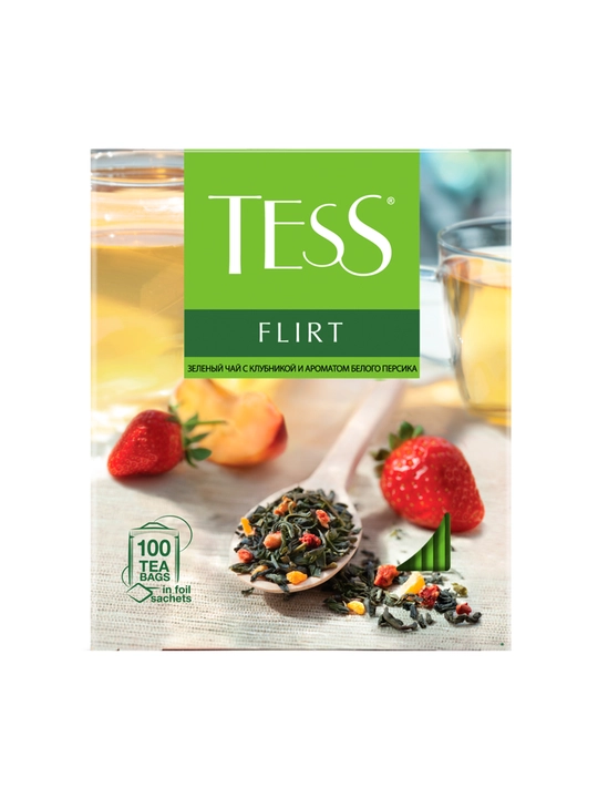 Ko'k choy Tess Flirt, 150g, 100 dona, 1.5g