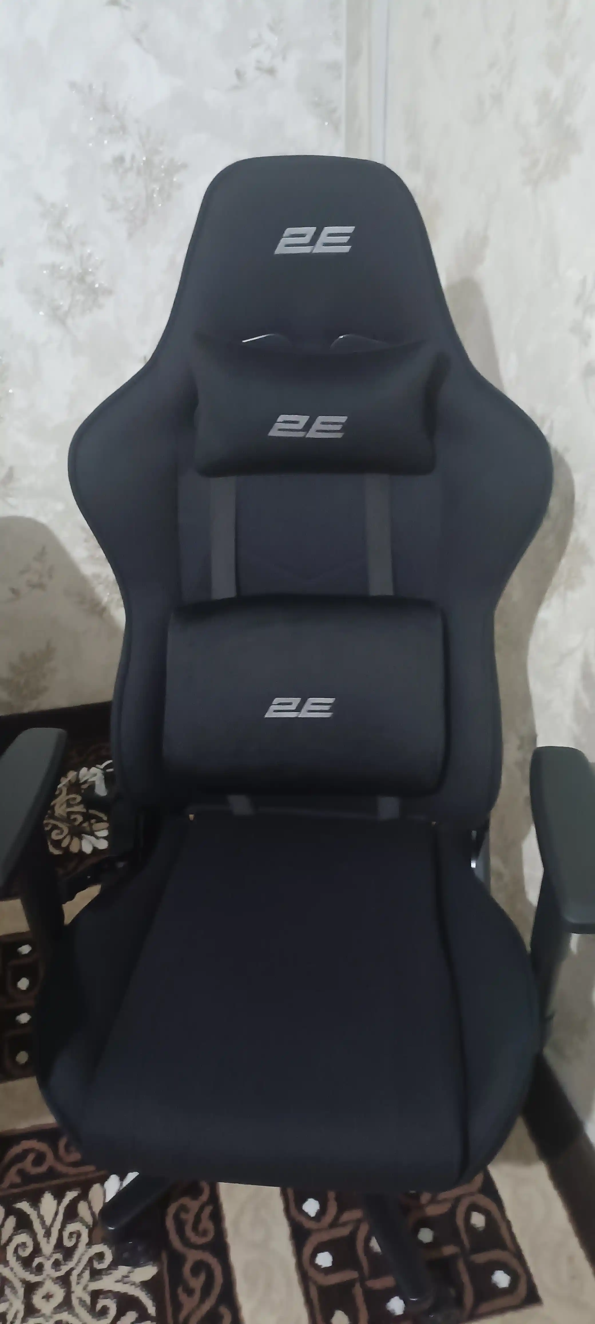 Компьютерное игровое кресло 2E GAMING BUSHIDO Lite, ткань, 2D подлокотник, 90 кг,газлифт 4