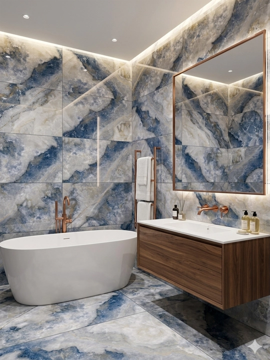 Керамогранит ROMA Ceramics J12S6025 120x60 глянец, премиум, ударопрочный, антицарапина
