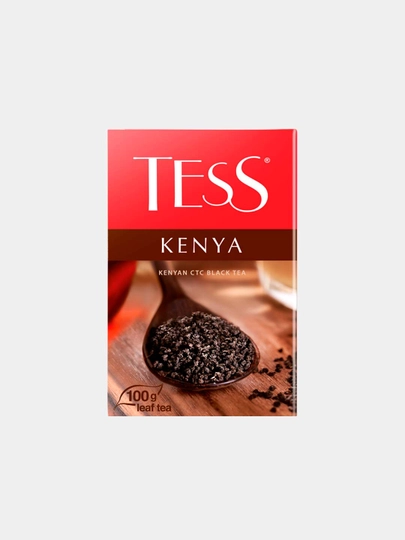 Qora choy Tess Kenya, bargli, 100 g