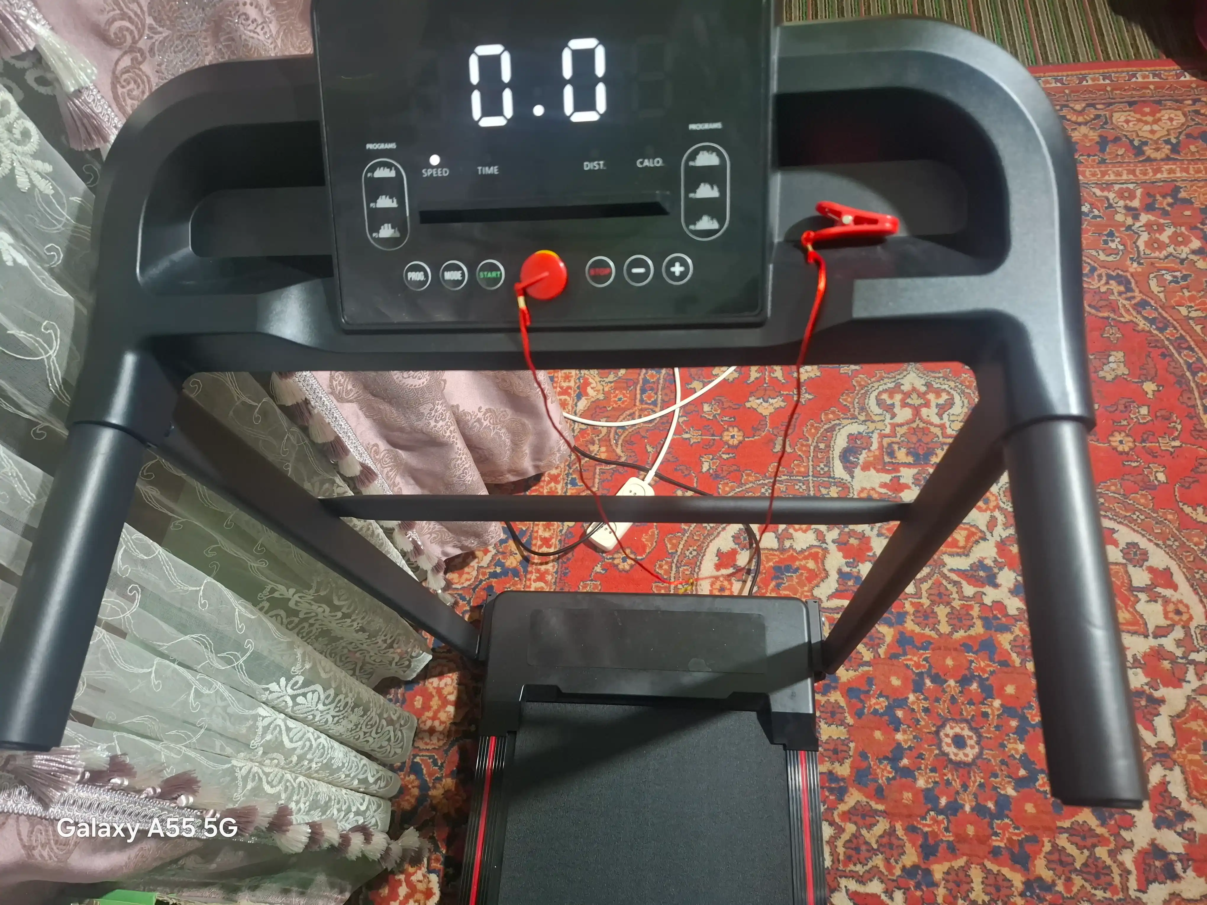 Uy uchun yig‘iladigan elektr yugurish yo‘lagi, 8-12 km-soat