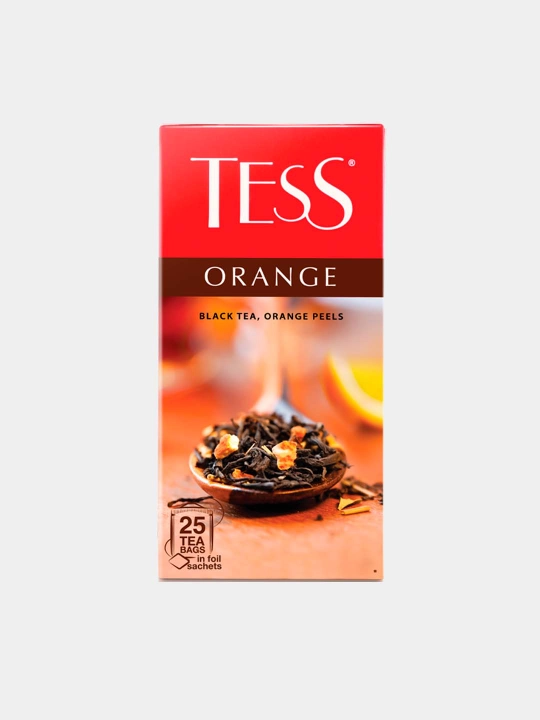 Qora choy Tess Orange, 1.5 g * 25 dona