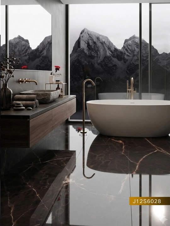 Керамогранит ROMA Ceramics J12S6028 120x60 глянец, премиум, ударопрочный, антицарапина