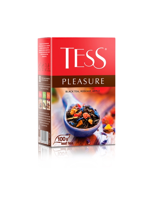Qora choy Tess Pleasure bargli, 100 gr
