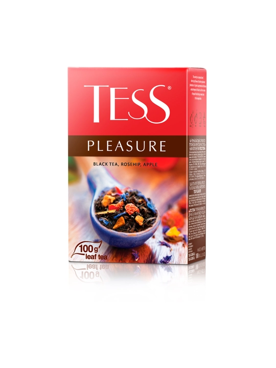 Qora choy Tess Pleasure bargli, 100 gr