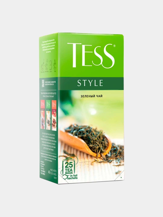 Ko'k choy Tess Style, 1.8 g, 25 dona