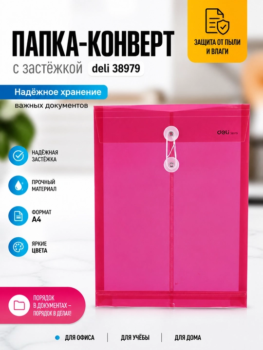 Папка Deli 38979  A4 - 