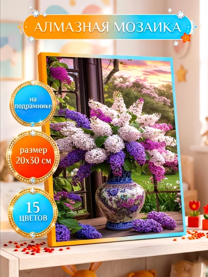 Алмазная мозаика Skystore "Разное" холст на подрамнике, 20 х 30 см — SKYST0R-АЛМ2030ДВА-ЖЕЛТ