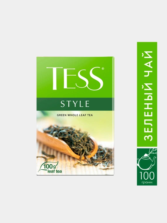 Yashil choy Tess Style, bargli, 100 gr